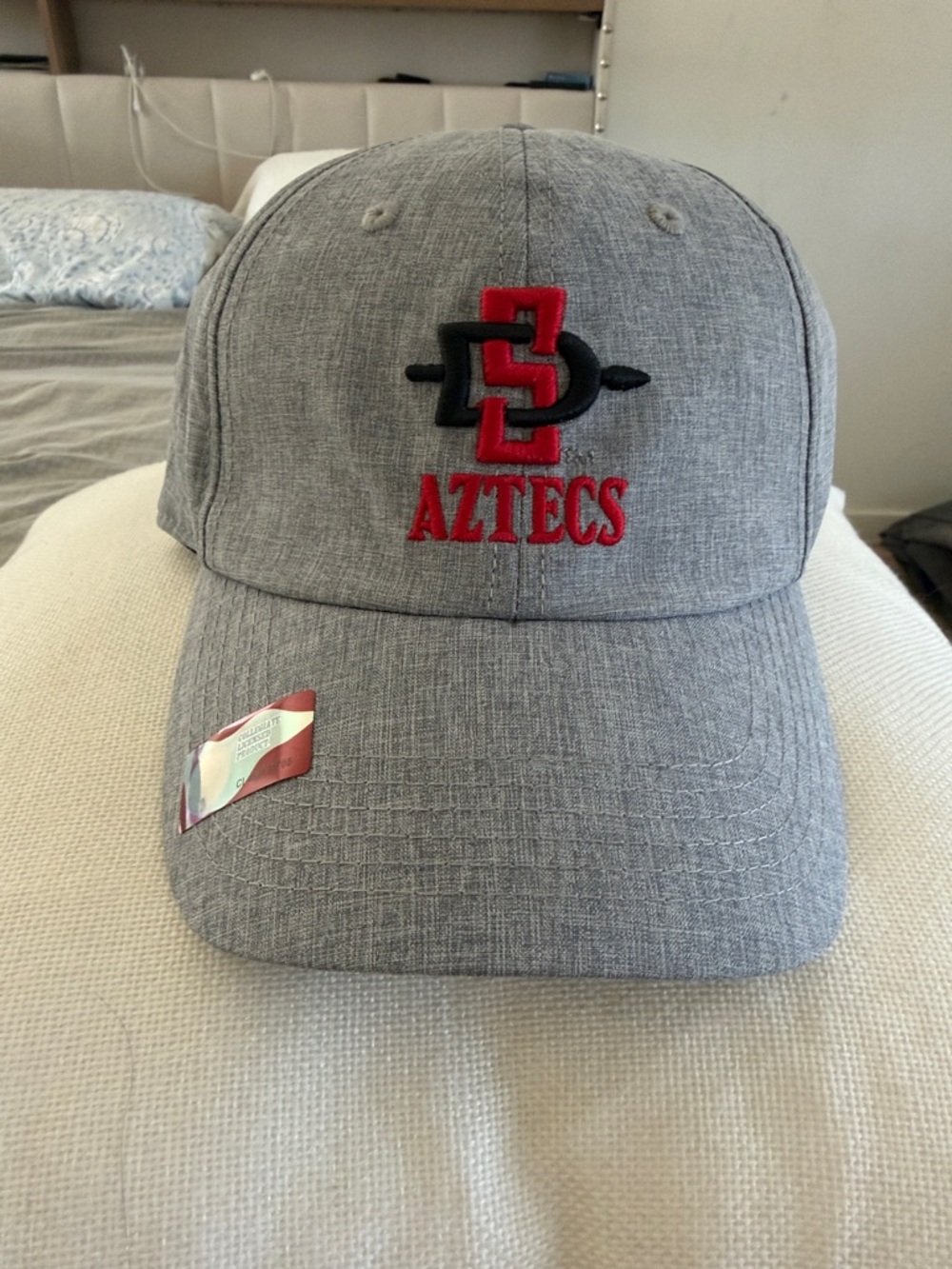 San Diego State Aztecs Gray Embroidered Baseball Cap